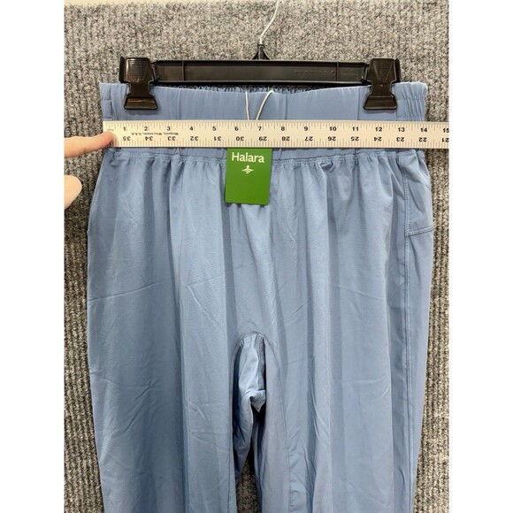 Halara High Waisted Joggers Pants Womens Medium Blue Elastic Pull On Hiking NEW - Picture 6 of 10